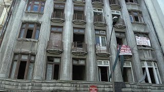 Residents of Bucharest’s crumbling buildings live in fear of earthquake threat [upl. by Oad]