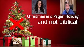 Is Christmas a Pagan Ripoff Rabbi Tovia Singer SLAMS David Woods wife Marie [upl. by Noyek]