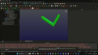 FreeCAD  MBDyn  Calculix Lshaped pendulum [upl. by Aecila641]