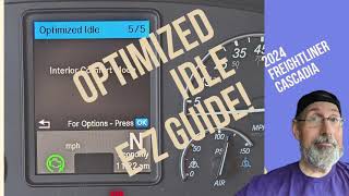 Freightliner Cascadia Opti Idle  How To Set It And How It Can Be Your Friend [upl. by Retsev]