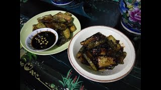 Ulam of the day quotPrito at Binagoongang talongquot RECIPE [upl. by Ahsinut]