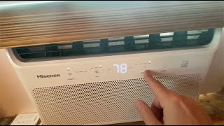 Best Window AC  Hisense Window Air Conditioner  Remote [upl. by Nowaj807]