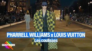 Dans les coulisses du 1er défilé de Pharrell Williams pour Louis Vuitton Homme [upl. by Dave550]