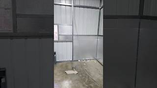 How To Install 2quot Foil Back Insulation in Metal Garage [upl. by Afatsum]