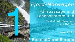 Fährpassage und Landschaftsrouten  FjordNorwegen  Kastenwagen WoMo Reisebericht [upl. by Eolcin]