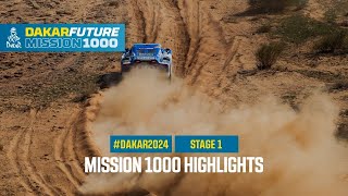 Mission 1000 Highlights  Stage 1  Dakar2024 [upl. by Retxab]