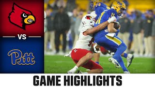 Louisville vs Pitt Game Highlights  2023 ACC Football [upl. by Gessner]