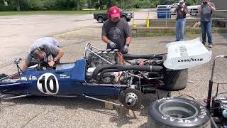 McLaren M10B David Hobbs 1971 F5000 car started for the first time in 25 years [upl. by Jessabell985]