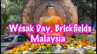 Wesak Day in Brickfields Malaysia  Buddhist Maha Vihara malaysia wesak [upl. by Jecoa]