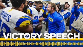 “THAT WAS CRAZY” Sean McVay’s Victory Speech After Overtime Win vs Seahawks [upl. by Ydrah327]