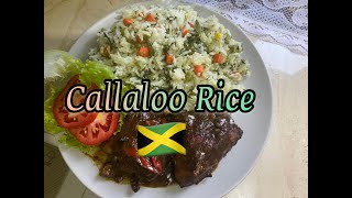 How To Make Callaloo Rice [upl. by Luci386]