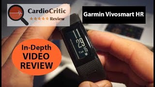 Garmin Vivosmart HR Video Review  Activity Tracker with wrist based HR amp builtin GPS [upl. by Holly-Anne]