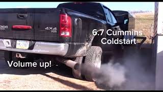 67 CUMMINS COLD START MUST WATCH [upl. by Lail87]