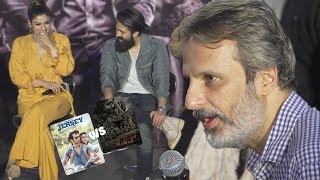 KGF 2 vs Jersey  Raveena Tandon husband Anil Thadani Best Reaction in front of YASH [upl. by Enaitsirk]