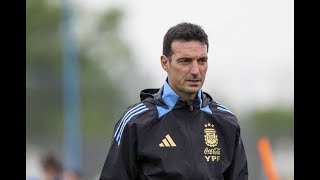 Lionel Scaloni habla en conferencia de prensa antes de Paraguay vs Selección Argentina [upl. by Heindrick]