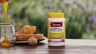 Ingredients make all the difference Swisse Ultiboost Vitamin C  Manuka Honey [upl. by Martens]