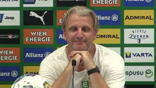 TSV HartbergTrainer Markus Schopp  die Pressekonferenz nach dem Sieg bei SK Rapid Wien [upl. by Scheers884]