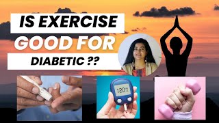 Is Exercise Good for Diabetes  Exercise for diabetes  Does Exercise control Blood sugar [upl. by Atiken]