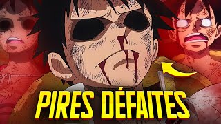 Les 6 pires DÉFAITES de LUFFY dans ONE PIECE [upl. by Serafina]