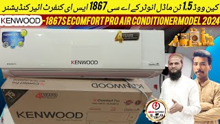 Kenwood KEC1867S eComfort Pro DC Inverter Model 2024 [upl. by Ahseinek135]