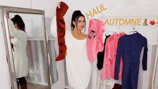 HAUL ALIEXPRESS amp TRY ON SPECIAL AUTOMNE tenues class et cocooning [upl. by Ibbison]