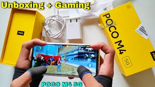 Poco m4 5g unboxing review and gaming test 50MP rear camera MediaTek dimensity 700 chipset [upl. by Meade]