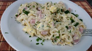 MACARRÃO CREMOSO COM OVOS DELICIOSO  RECEITINHAS COM AMOR [upl. by Bohs]