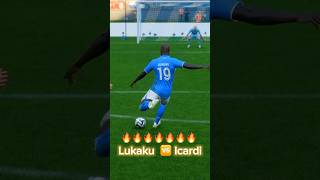 Lukaku vs Icardi lukaku icardi football sports short [upl. by Mabel]