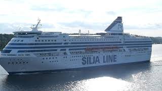 Silja Symphony à Stockholm [upl. by Scotney]