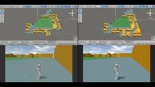 Unity Simple Open World system added Raycast culling unity3d openworldgames [upl. by Mayap]