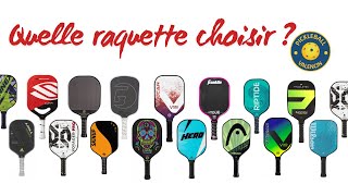 Les raquettes de pickleball [upl. by Nnaeirrac]