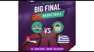 Atlasbasket  BelgradeBig Final  WAYSTAR TEAM vs RAINBOW BC 1st half [upl. by Oramug]