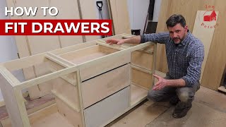 How to Fit Drawers  Save Money with DIY Wooden Drawer Slides [upl. by Kind]