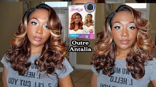 NEW Outre Synthetic Hair Sleeklay Part HD Lace Front Wig  ANTALIA  Outre Antalia Wig Ft Divatress [upl. by Macintyre]