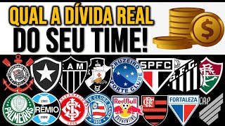 QUAIS AS DÍVIDAS DOS CLUBES BRASILEIROS RANKING ATUALIZADO [upl. by Myron]