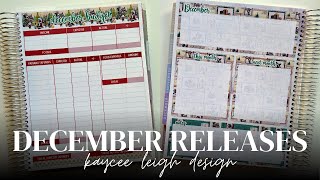 December Planner Stickers amp Budget Stickers  New Releases  Kaycee Leigh Design [upl. by Saunders]