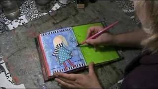 01  Art Journaling Mixed Media Workshop  Bloknote TV episode 01 [upl. by Ssidnak120]