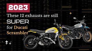 The best exhaust till 2023 for all Ducati Scrambler the best parts at the end  WildMotor [upl. by Ynohtnaluap738]