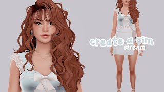 vibe in cas with me  the sims 4  create a sim [upl. by Nnaassilem311]