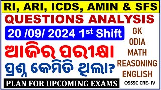 RIARIAMINICDSSFS Exam QuestionsFirst Day First ShiftUnofficial Questions DiscussionsChinmaya [upl. by Gusella]