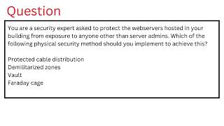 You are a security expert asked to protect the webservers hosted in your building from exposure to [upl. by Haduhey191]