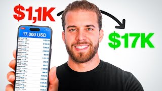 I Turned 1100 Into 17000 in 1 Month Trading Forex [upl. by Mullen126]