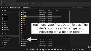 Can’t Find AppData Folder on Windows 11 How to Get It Back [upl. by Faust]