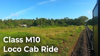 Class M10 WDM3D Loco Cab Ride in Sri Lanka Railways [upl. by Rehpotsyrhc]