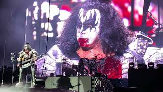 Kiss  Gene Simmons spitting blood BH  200423 [upl. by Harret723]