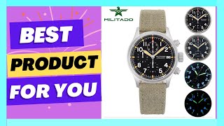 Militado Retro VK67 Quartz Chronograph Watch 39mm 316L Stainless [upl. by Partan]