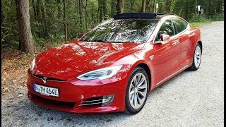 Tesla Model S 75D vs German Autobahn 150200 kmh The Ultimate Speed Test Revealed MariuszCars [upl. by Dhu]