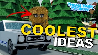 I Build YOUR COOLEST IDEAS In Theme Park Tycoon 2 [upl. by Acinorehs]