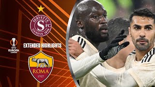 Servette vs Roma Extended Highlights  UEL Group Stage MD 5  CBS Sports Golazo [upl. by Ylellan]