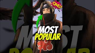 Most popular character in anime😱 naruto anime [upl. by Mccartan]